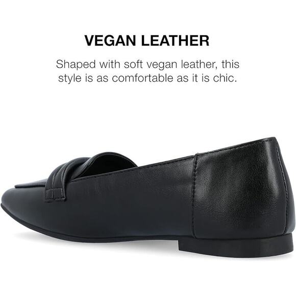 Journee Womens Vidoree Tru Comfort Foam Loafer Slip On Square Toe Flats - Picture 3 of 6